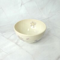 Rice Bowl Violet Flower 11.2cm