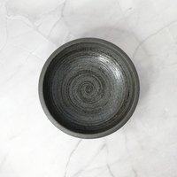 Bowl Black Swirl 20cm