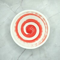 Ramen Bowl Red&White 19cm