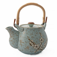 Tea Pot Blue Sakura