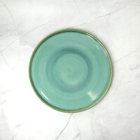 Round Plate Teal 28cm