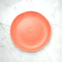 Round Plate Coral 27cm