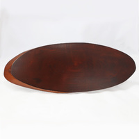 Wooden Ellipse Plate  43.5cm