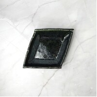 Lozenge Plate Black 20.5cm