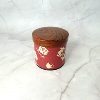 Tea caddy Red